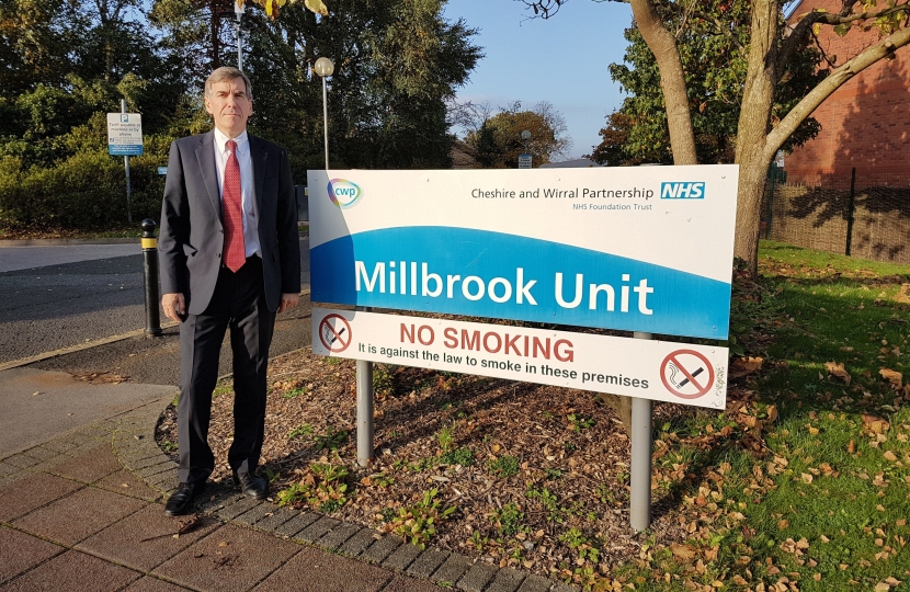 DR outside the Millbrook Unit