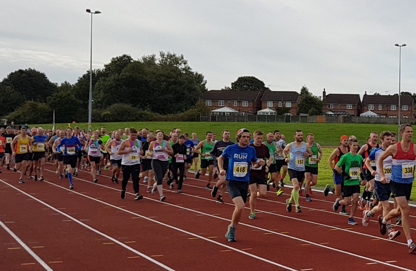 Runners at this year’s Macclesfield Half-Marathon
