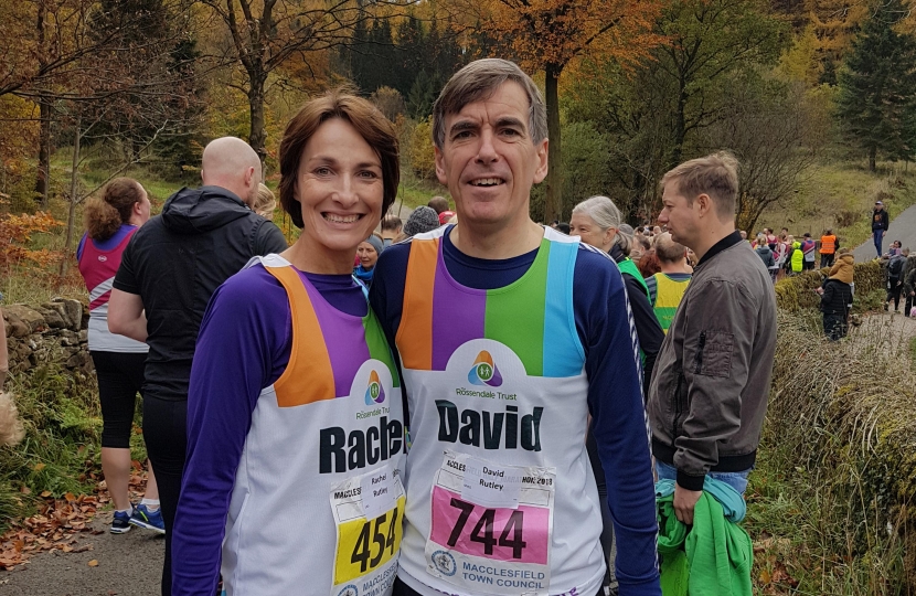 David Rutley MP with his wife, Rachel