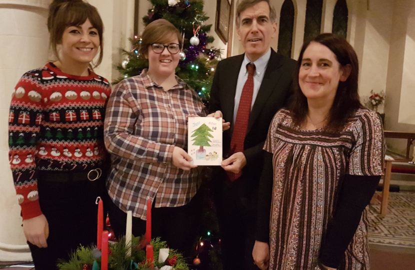 David Rutley MP with Faye Neild, Sophie Cooke and Ann Wright