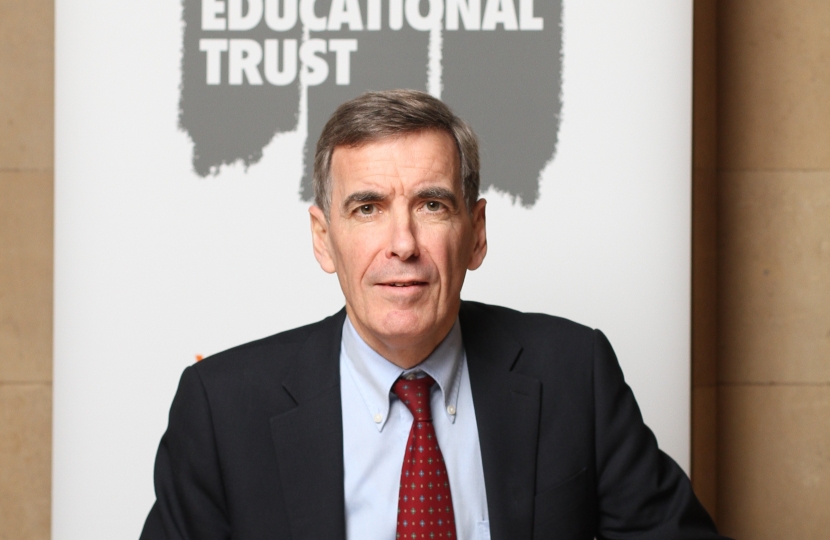 David Rutley MP signing the Holocaust Educational Trust’s Book of Commitment
