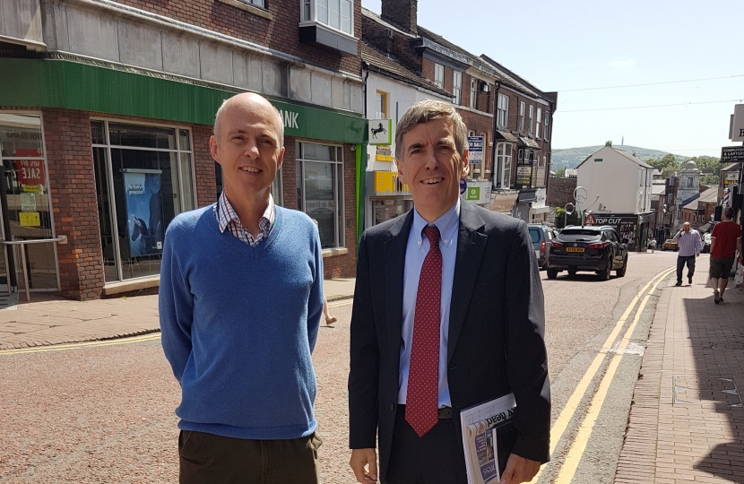 David Rutley MP with Andrew McCloy
