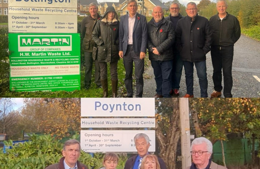 Poynton and Bollington Recycling Centres