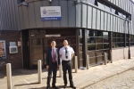 David Rutley MP with Superintendent Crowcroft