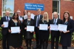 David Rutley MP with nominated staff from the Trust