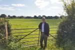 David Rutley MP at a local Green Belt site