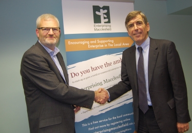 David Rutley MP with Tim Shercliff
