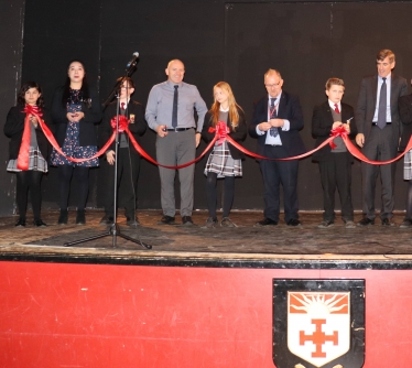 DR at the Opening Ceremony at All Hallows Catholic College