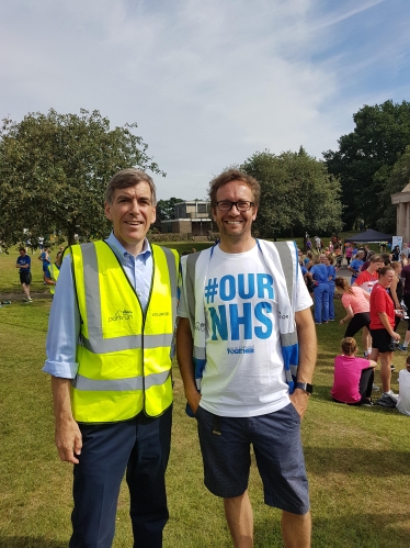 DR with Macclesfield parkrun Director, Jim Nettles.