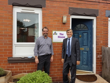 David Rutley MP with Rob Wardle, Founding Director of Cre8