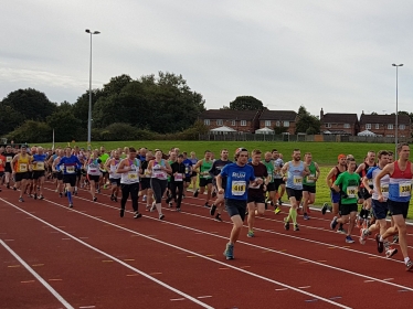 Runners at this year’s Macclesfield Half-Marathon