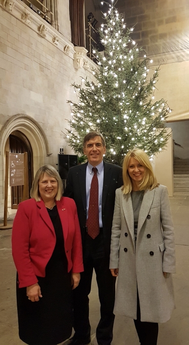 David Rutley MP with Fiona Bruce MP and Esther McVey MP