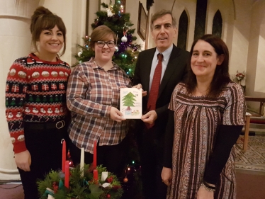 David Rutley MP with Faye Neild, Sophie Cooke and Ann Wright